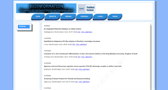 Desktop Screenshot of bioinformation.net